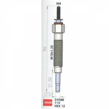 BUJİ PU/SX 94  KIZDIRMA BUJİSİ  RENAULT KANGO DİZEL 11V