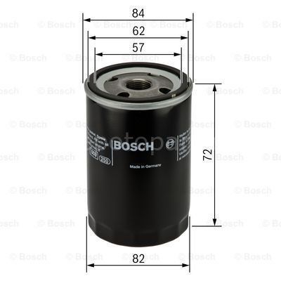 HYUNDAI ix20 1.6 10.2010 - 01.2018 BOSCH YAĞ FİLTRESİ filitre