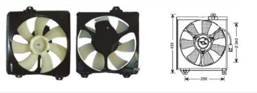 RFM1790 FAN MOTORU TOYOTA RAV4 2001-2003