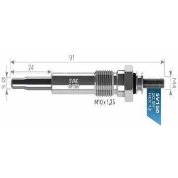 BUJİ GX 102 KIZDIRMA BUJİSİ  ACCENT.PEJ1307 1,4 HDİ HYUNDAI
