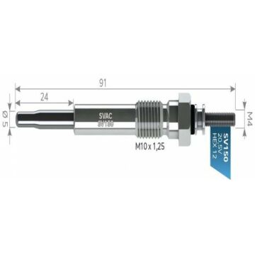BUJİ GX 102 KIZDIRMA BUJİSİ  ACCENT.PEJ1307 1,4 HDİ HYUNDAI