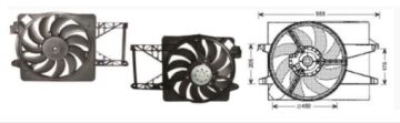 RFM1820 FAN MOTORU FORD FIESTA 2002-2008