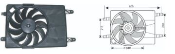 RFM1825 FAN MOTORU FORD FIESTA