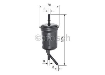 KIA Rio 1.5i (07.2000 - 02.2005) BOSCH Filtre Seti filitre
