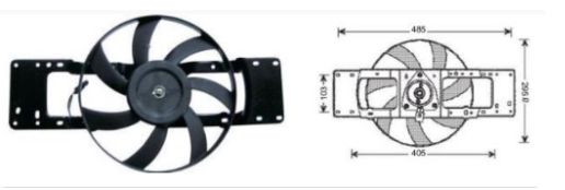 RFM1532 FAN MOTORU CLIO 1990-99