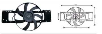 RFM1532 FAN MOTORU CLIO 1990-99