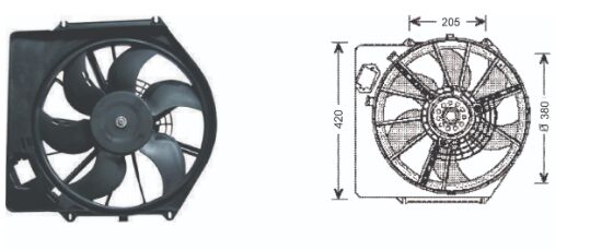 RFM1534 FAN MOTORU CLIO 1,4-1,5DCI/KANGO/MEGANE