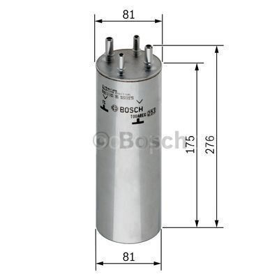 VW (VOLKSWAGEN) Touareg 2.5 TDI 12.2006 - 05.2010 BOSCH MAZOT FİLTRESİ filitre