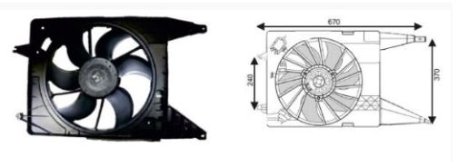 RFM1522 FAN MOTORU MEGANE I/SCENIC 1,9DT 98->