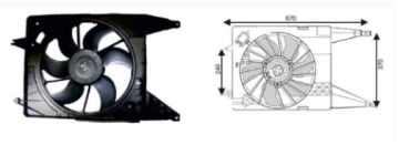 RFM1522 FAN MOTORU MEGANE I/SCENIC 1,9DT 98->