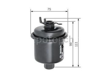 HONDA Accord 2.0 i (01.2001 - 12.2008) BOSCH Filtre Seti filitre