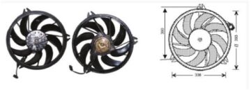 RFM1544 FAN MOTORU PEUGEOT 206 98-2005 KLİMALI