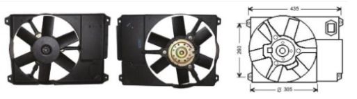 RFM1550 FAN MOTORU 12V PEUGEOT BOXER DAVLUMBAZLI