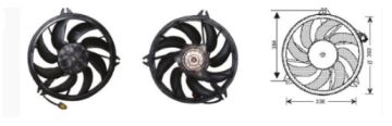 RFM1568 FAN MOTORU PEUGEOT 206 2005->KLM.LI