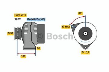 AlternatörMERCEDES-BENZ E-Klasse; C-Klasse MB A0101544802; MB 01015