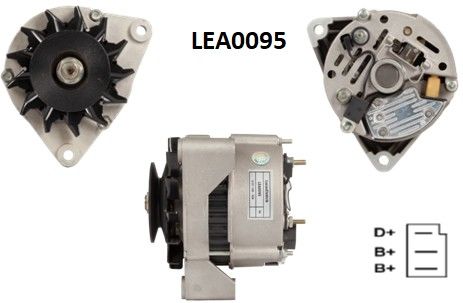 LEA0095  ALTERNATOR A127/14V/55A MERCEDES BEN Z 200D,240D,280GE,300GD,L407D-MB 100D,120,140D,160...-O 309D..