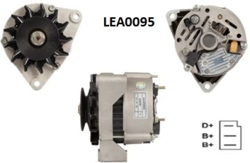 LEA0095  ALTERNATOR A127/14V/55A MERCEDES BEN Z 200D,240D,280GE,300GD,L407D-MB 100D,120,140D,160...-O 309D..