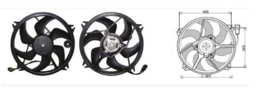 RFM1580 FAN MOTORU PEUGEOT 307/C4 2004->1,4-2,0 HD