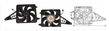 RFM1600 FAN MOTORU 12V DOĞAN-ŞAHİN KABLOLU