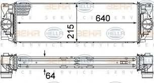 Mercedes Benz - TURBO RADYATÖRÜ MERCEDES BENZ SPRINTER 3 T - MERCEDES BENZ SPRINTER 3,5 T - MERCEDES BENZ SPRINTER 4,6 T - MERCEDES BENZ SPRINTER 5 T  9065010201  A9065010201