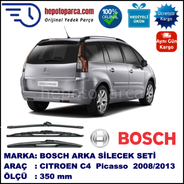 CITROEN C4 Grand Picasso [B58] 350 mm 04.2008-... BOSCH Arka Silecek