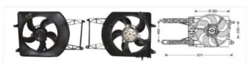 RFM1625 FAN MOTORU 12V ALBEA-PALIO 1.2 BENZ