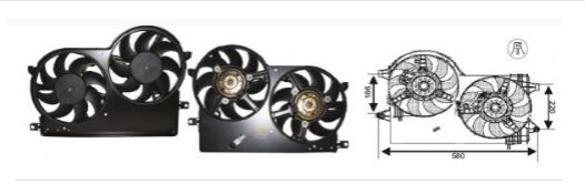 RFM1630 FAN MOTORU 12V ALBEA-PALİO 1,3 MULTIJET