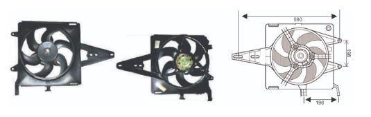 RFM1634 FAN MOTORU FIAT STRADA/SIENA 1,6