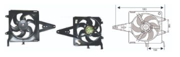 RFM1634 FAN MOTORU FIAT STRADA/SIENA 1,6