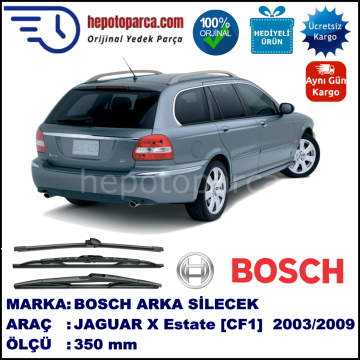 JAGUAR X-Type Estate [CF1] 350 mm 03.2003-12.2009 BOSCH Arka Silecek