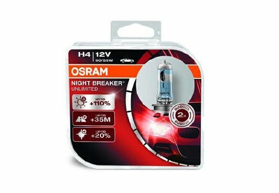 OSRAM 64193 NBU 12V H4 AMPÜL %110 FAZLA IŞIK %20 TK