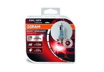 OSRAM 64193 NBU 12V H4 AMPÜL %110 FAZLA IŞIK %20 TK
