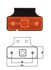 3030-M023Y30-A J.B.LED SM 24V- 500mm KABLO-İÇE BAĞ