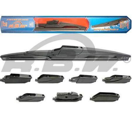 7 ADAPTÖRLÜ PLASTİK, MULTI-FIT 300 mm, (12') RBW ARKA SİLECEK, 95012 SİLGİ SÜPÜRGESİ