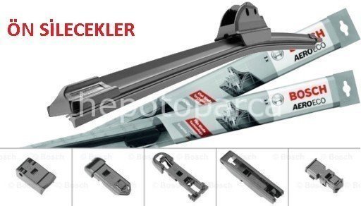 VW Golf V Variant [1K5] 05,2007-07,2009 Bosch Aeroeco Ön ve Arka Silecek Takımı
