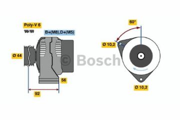 AlternatörMERCEDES-BENZ S-Klasse; SL-Klasse MB A0091545602; MB 00915