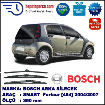 SMART (MCC) Forfour [454] 350 mm 01.2004-06.2007 BOSCH Arka Silecek