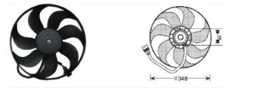 RFM1911 FAN MOTORU VW.BORA/GOLF IV/POLO 1,4-1,6 BE IN