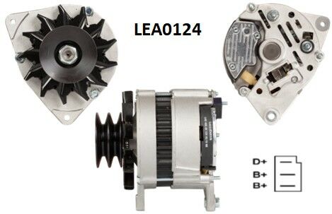 LEA0124  ALTERNATOR A127/14V/45A CASE -JCB -L AND ROVER -MF-ROVER -RELIANT