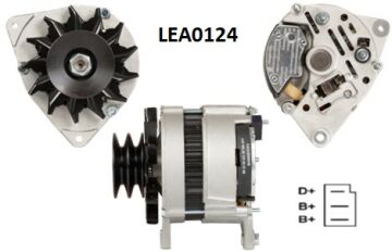 LEA0124  ALTERNATOR A127/14V/45A CASE -JCB -L AND ROVER -MF-ROVER -RELIANT