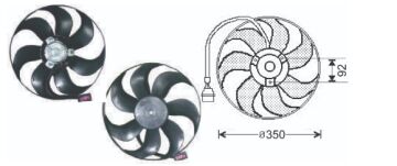 RFM1930 FAN MOTORU 12V VW SEAT BENZİNLİ DİZEL