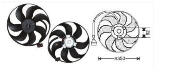 RFM1940 FAN MOTORU 12V VW POLO HATCHBACK 98