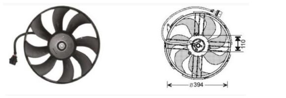 RFM1960 FAN MOTORU VW POLO/CORDOBA 2004-2007
