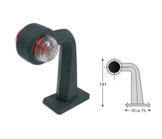 9500-M005 UÇ HAT İŞARET LAMBASI 90 AÇILI 191mm