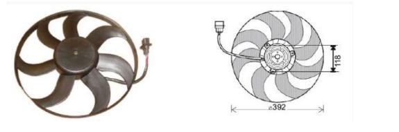 RFM1970 FAN MOTORU VW POLO 2004 1.4-1.6