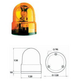 YD-D 0071 SABA TEPE İKAZ LAMBASI 24V