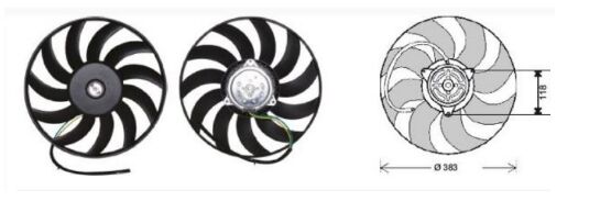 RFM2070 FAN MOTORU AUDI A6 2004