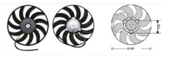 RFM2070 FAN MOTORU AUDI A6 2004