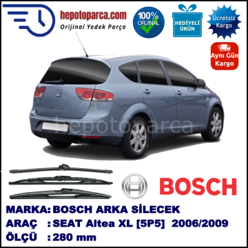 SEAT Altea XL [5P5] 280 mm 05.2006-... BOSCH Arka Silecek