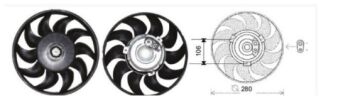 RFM2035 FAN MOTORU 12V.VW.T4 94-->2001 2.4